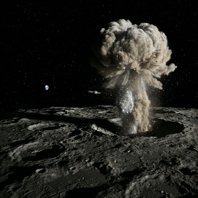 LCROSS Impact on the Moon