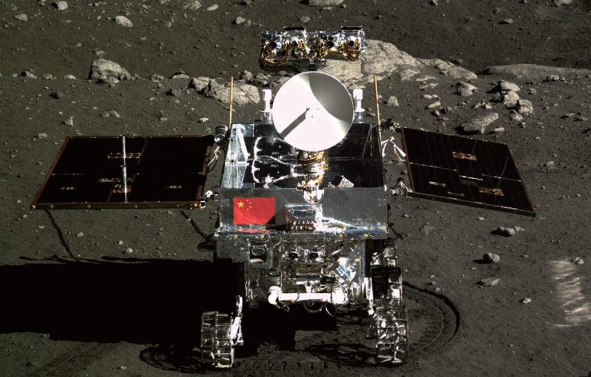 Yutu Rover on the Moon